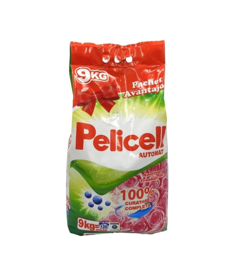 Detergent pentru Rufe Automat, Pelicell, 9 kg Floral 120 spalari